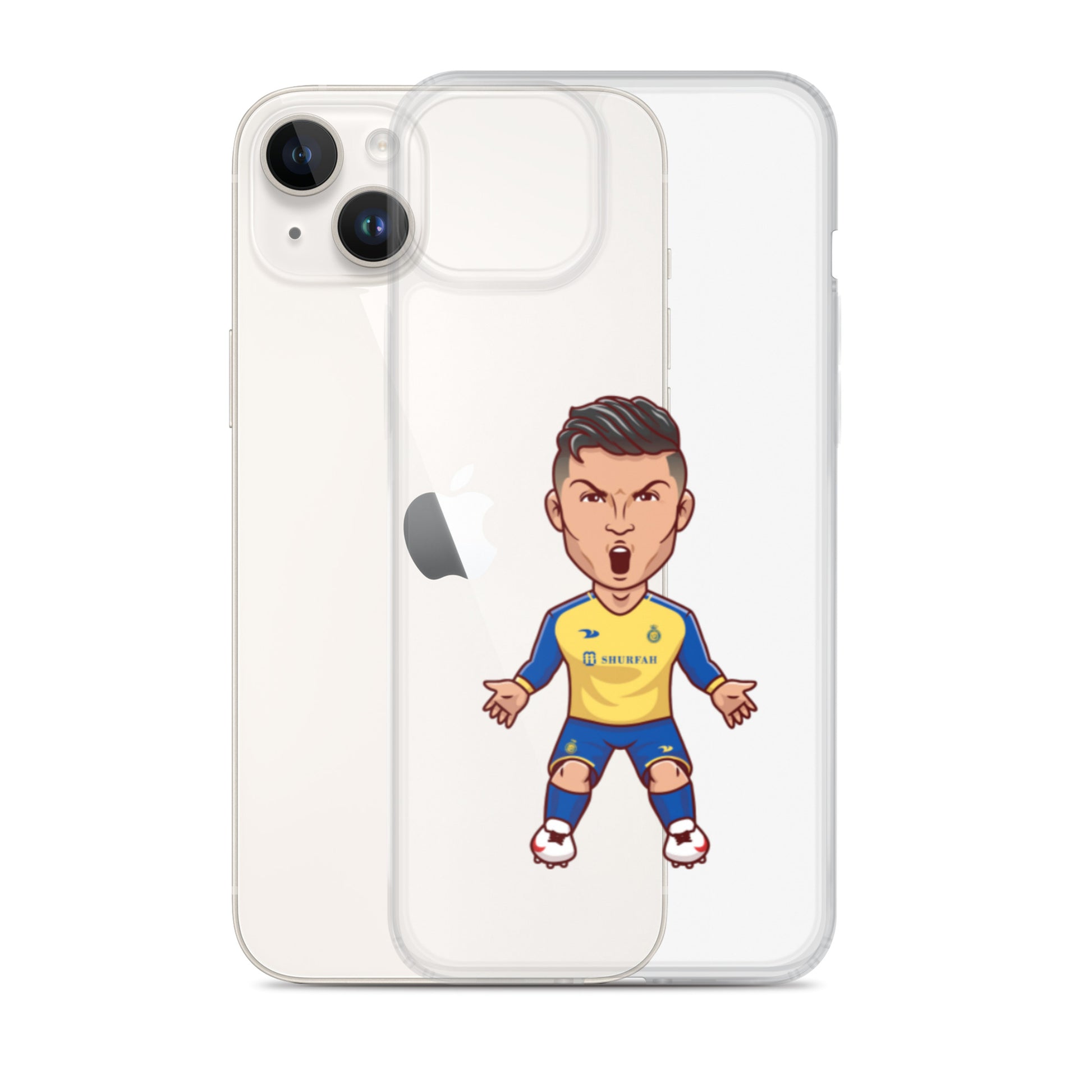 AL Nassr Ronaldo Clear Phone Case for iPhone® - The 90+ Minute