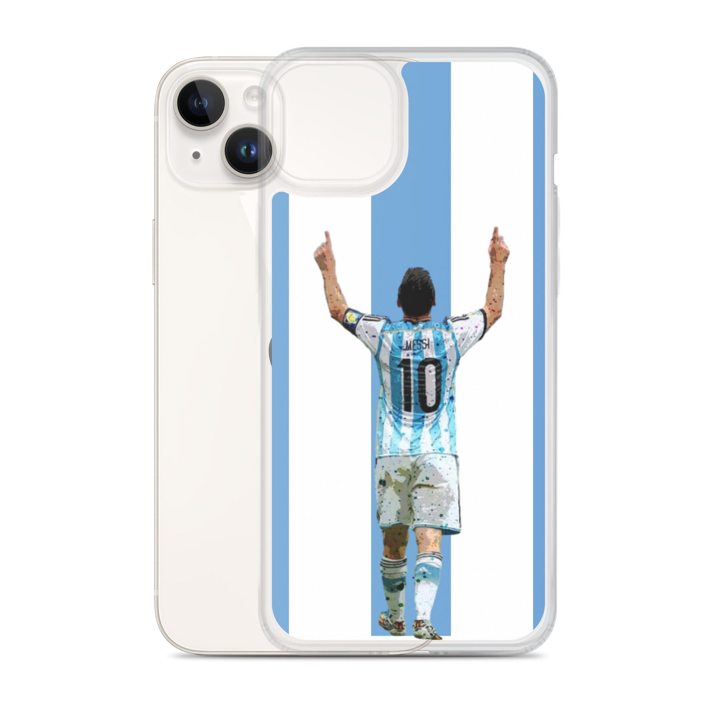 Messi Celebration Argentina Clear Case for iPhone® - The 90+ Minute