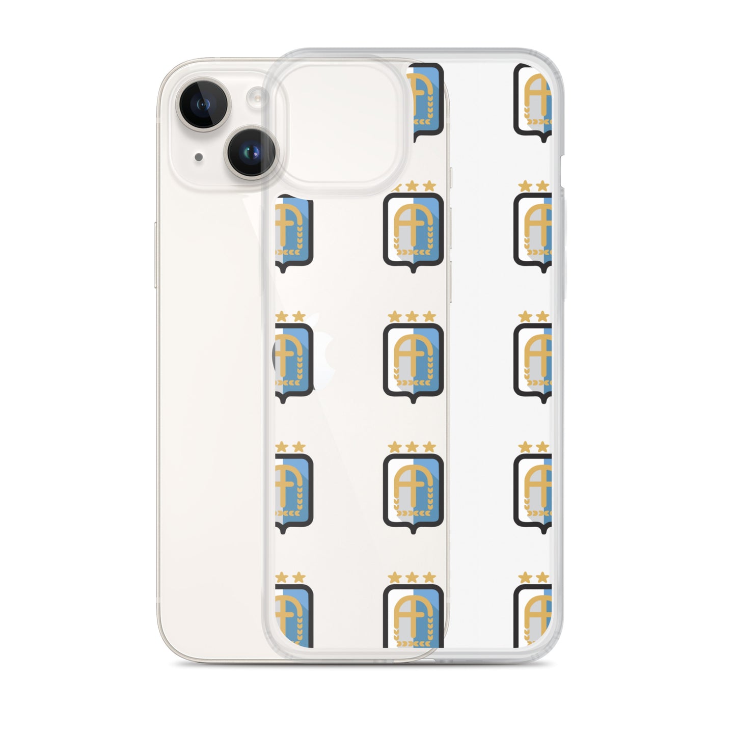 Argentina Vintage Logo 3 Stars Clear Case for iPhone®