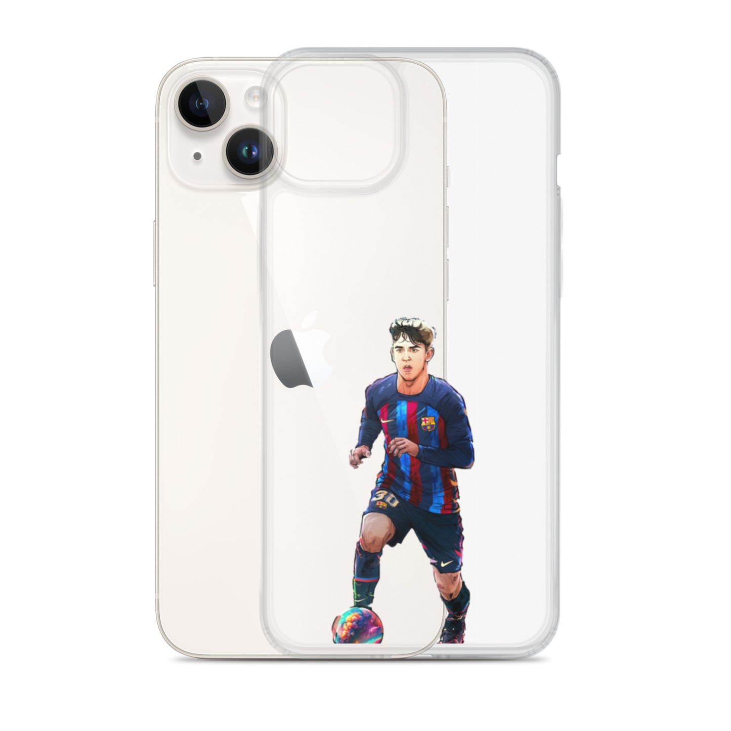 Gavi Barcelona Clear Case for iPhone®