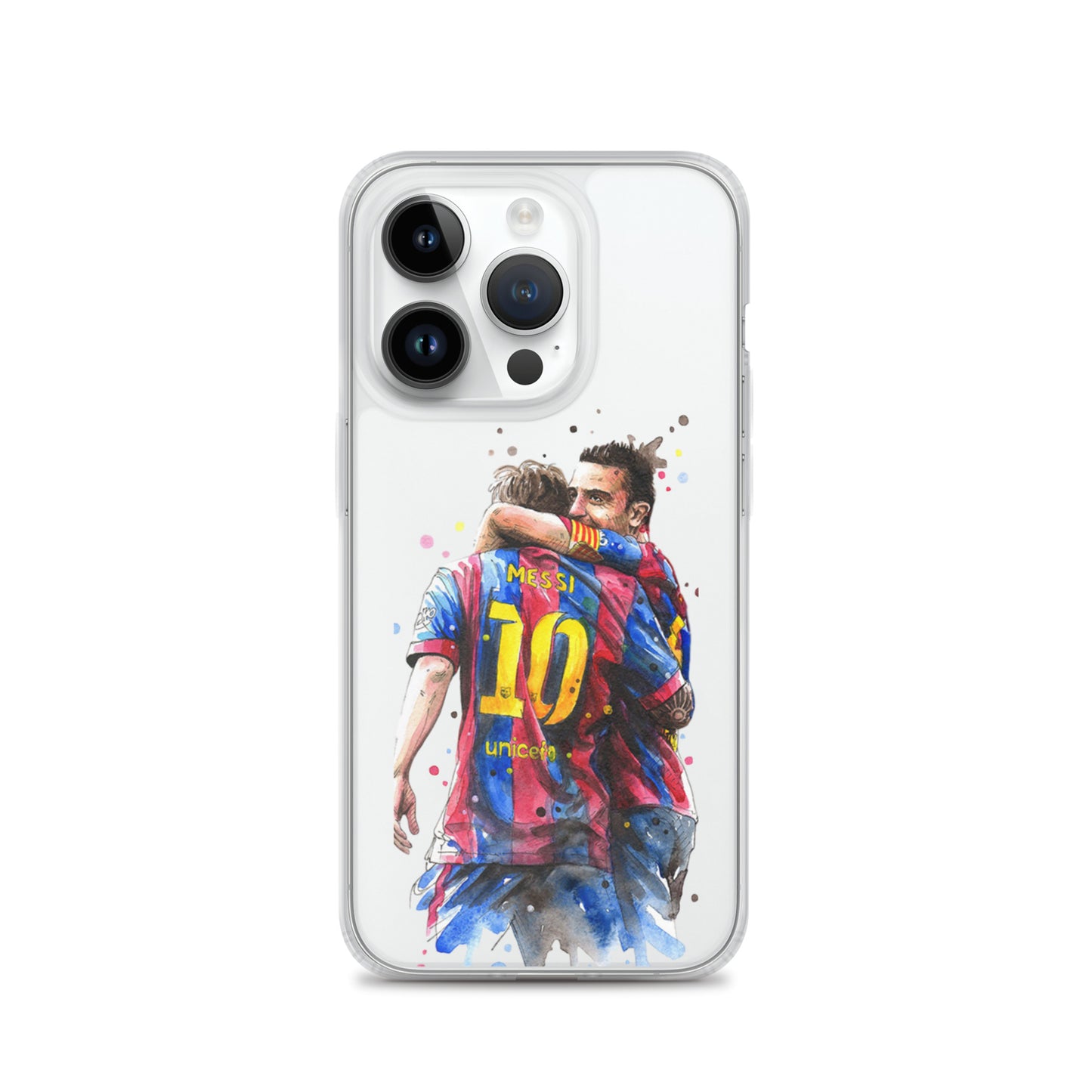 Messi & Xavi Barcelona days Clear Case for iPhone®