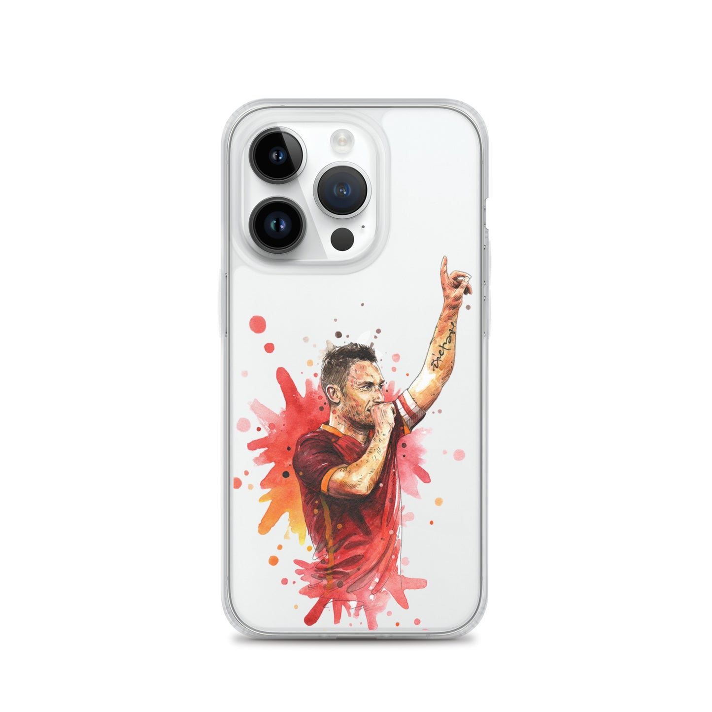 AS Roma Totti Eterno Vintage Clear Case for iPhone®