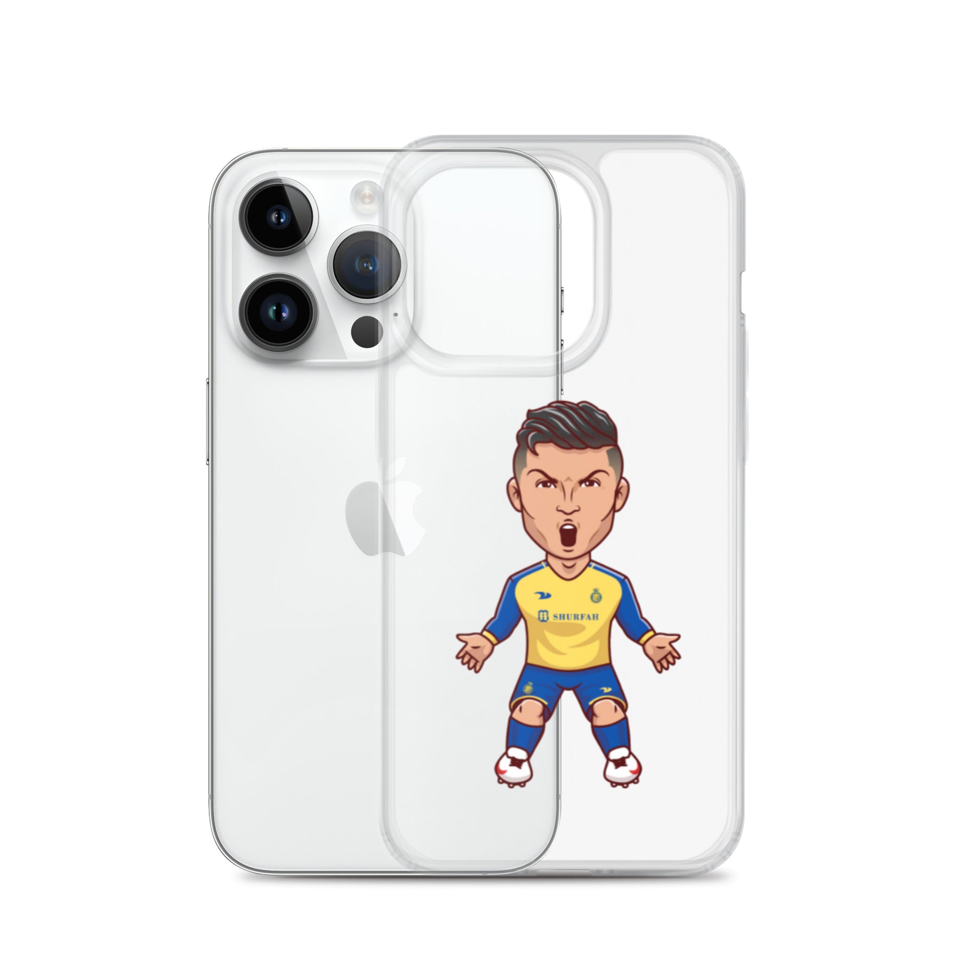 AL Nassr Ronaldo Clear Phone Case for iPhone® - The 90+ Minute