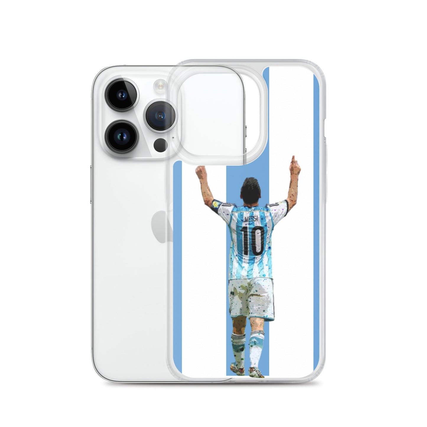 Messi Celebration Argentina Clear Case for iPhone® - The 90+ Minute