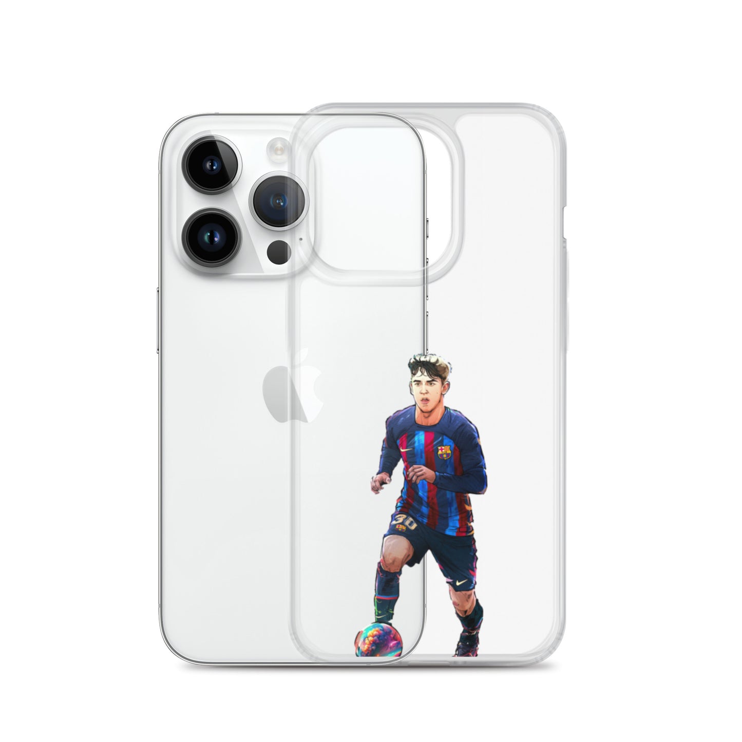Gavi Barcelona Clear Case for iPhone®