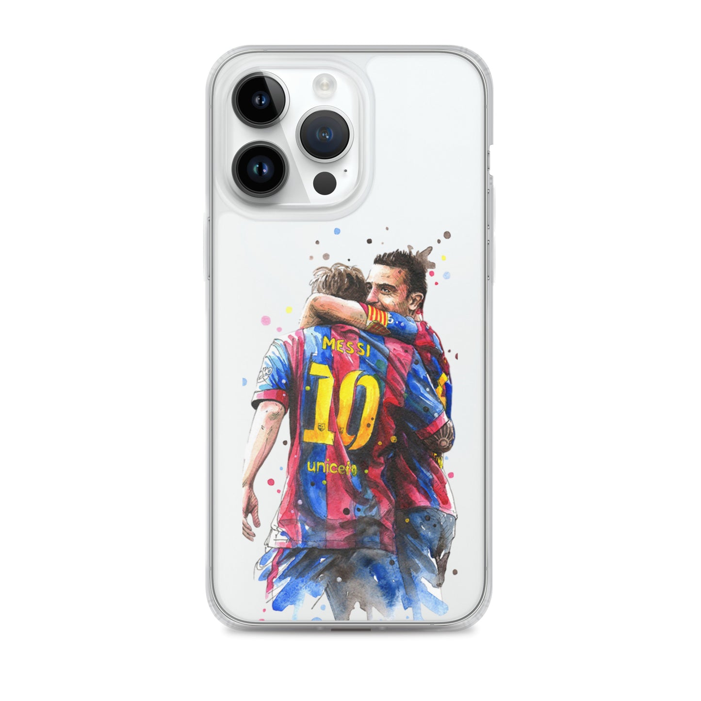 Messi & Xavi Barcelona days Clear Case for iPhone®