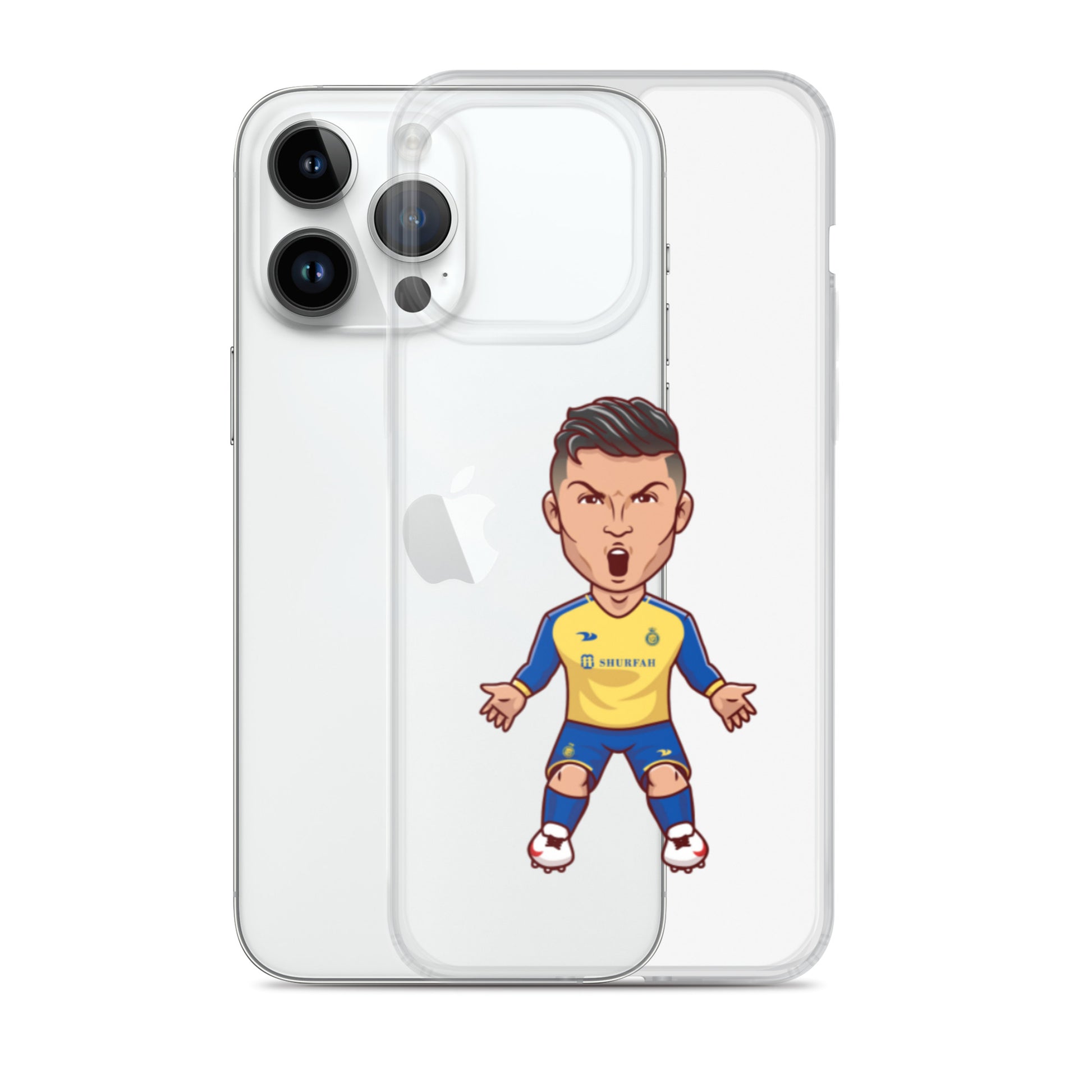 AL Nassr Ronaldo Clear Phone Case for iPhone® - The 90+ Minute