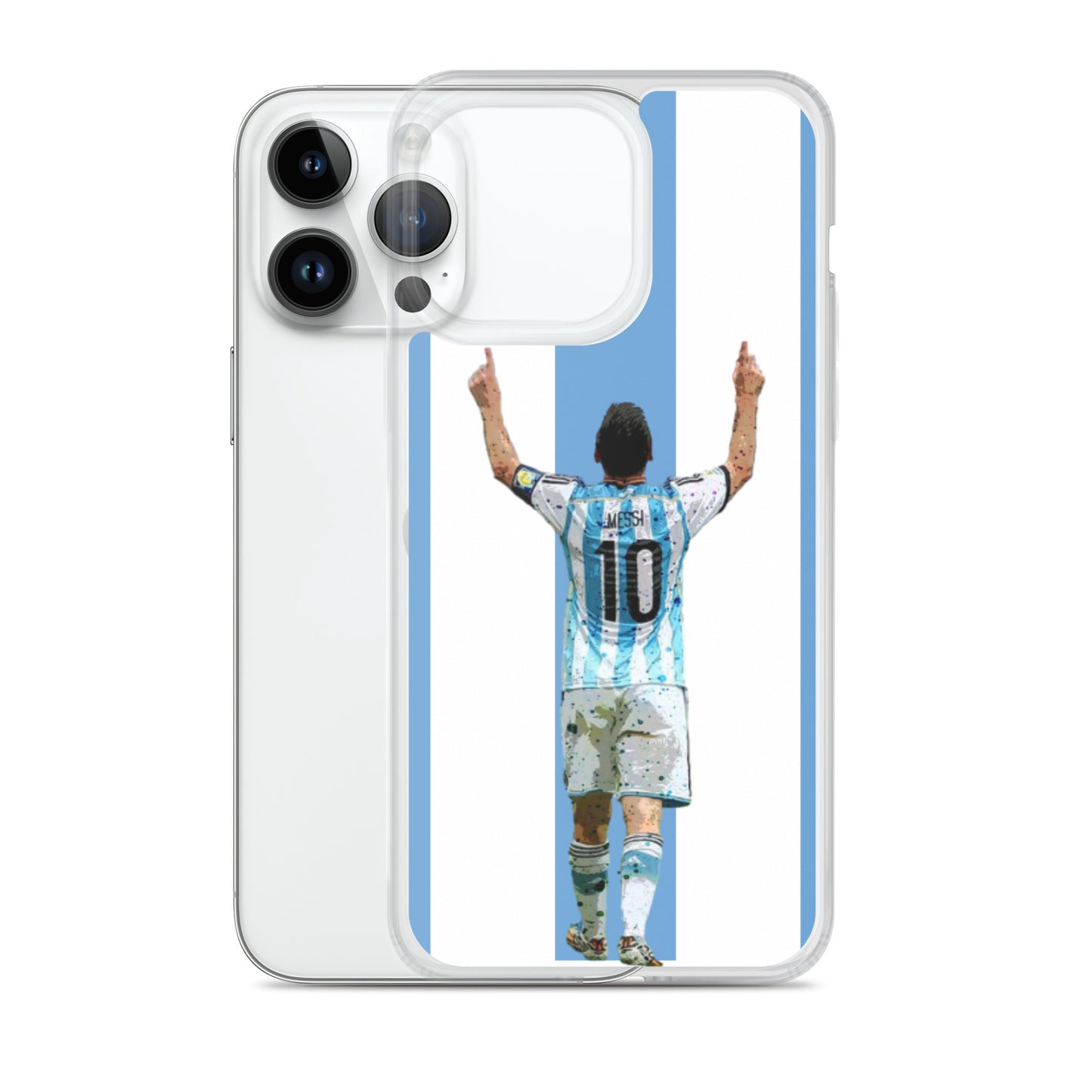 Messi Celebration Argentina Clear Case for iPhone® - The 90+ Minute