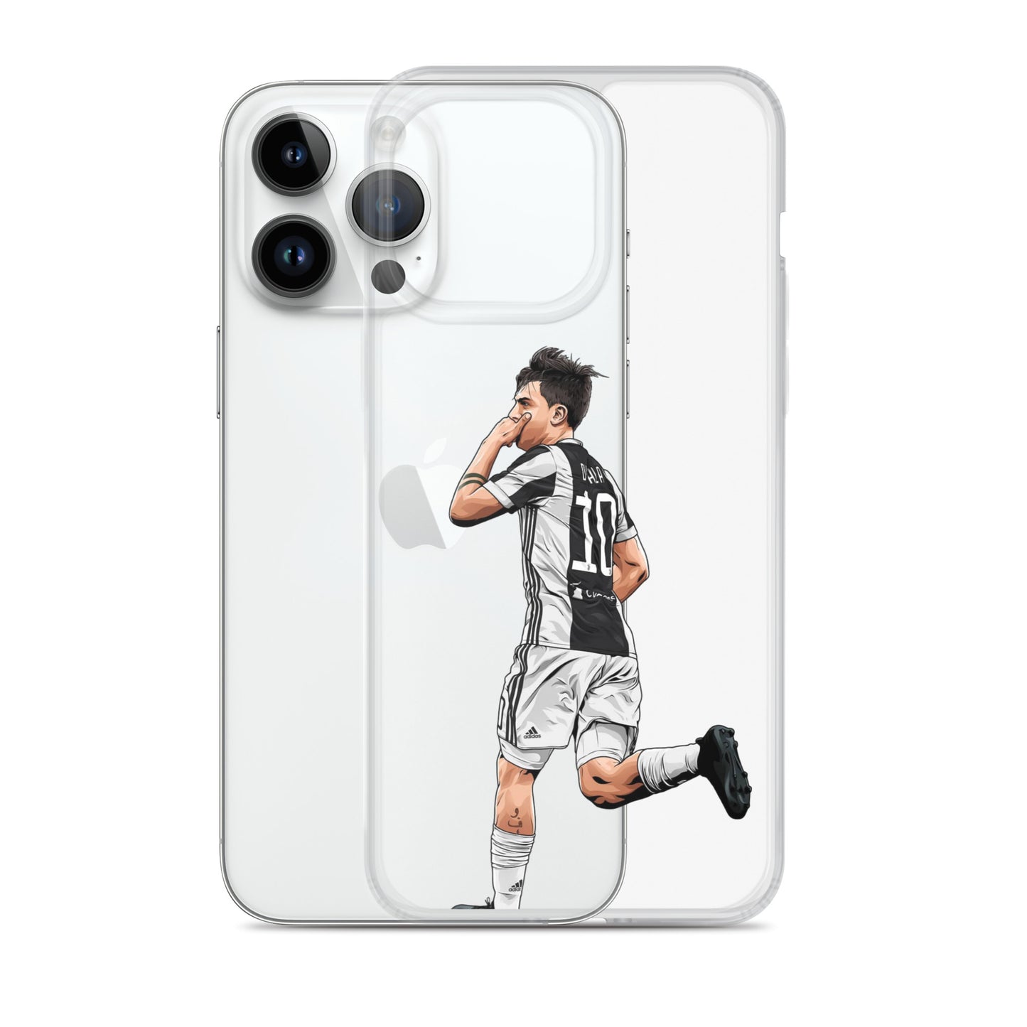 Dybala Mask Juve Clear Case for iPhone®