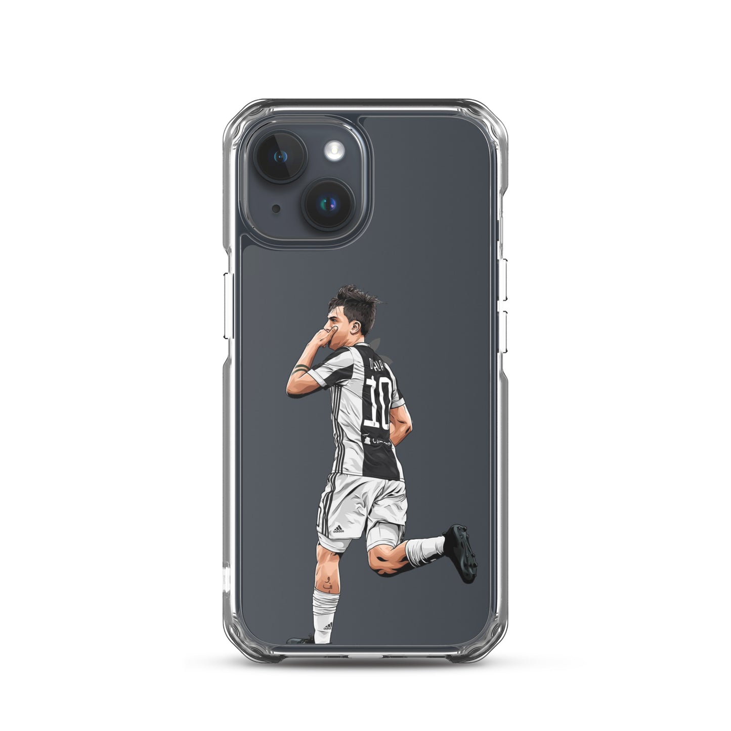 Dybala Mask Juve Clear Case for iPhone®