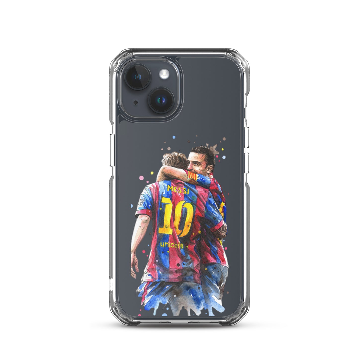 Messi & Xavi Barcelona days Clear Case for iPhone®