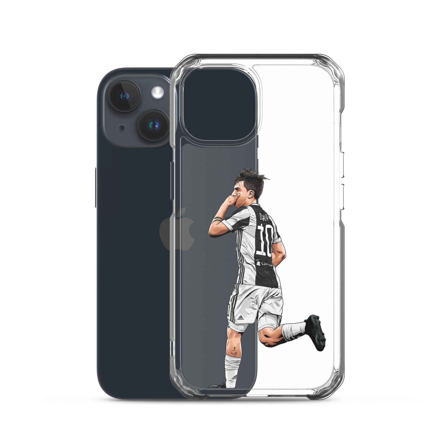 Dybala Mask Juve Clear Case for iPhone®