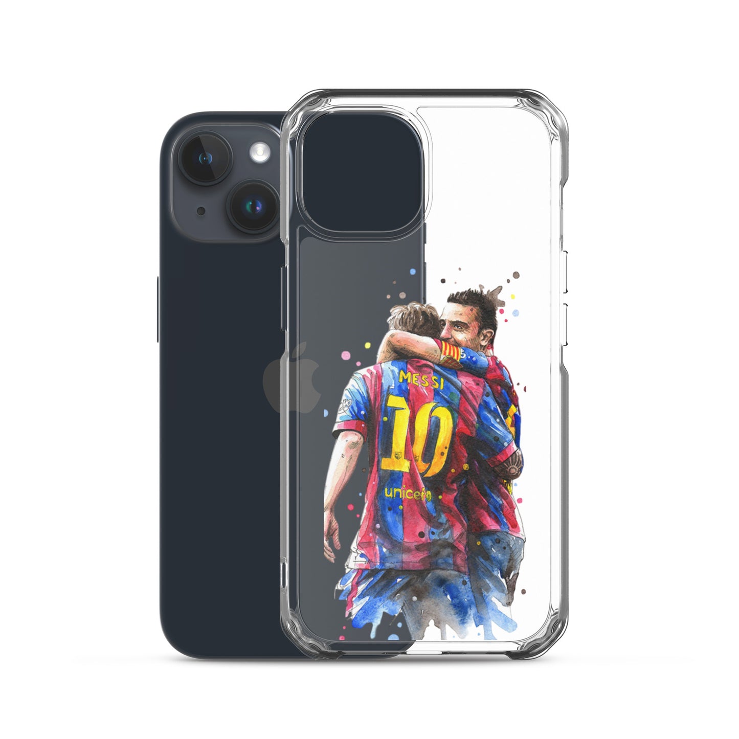 Messi & Xavi Barcelona days Clear Case for iPhone®