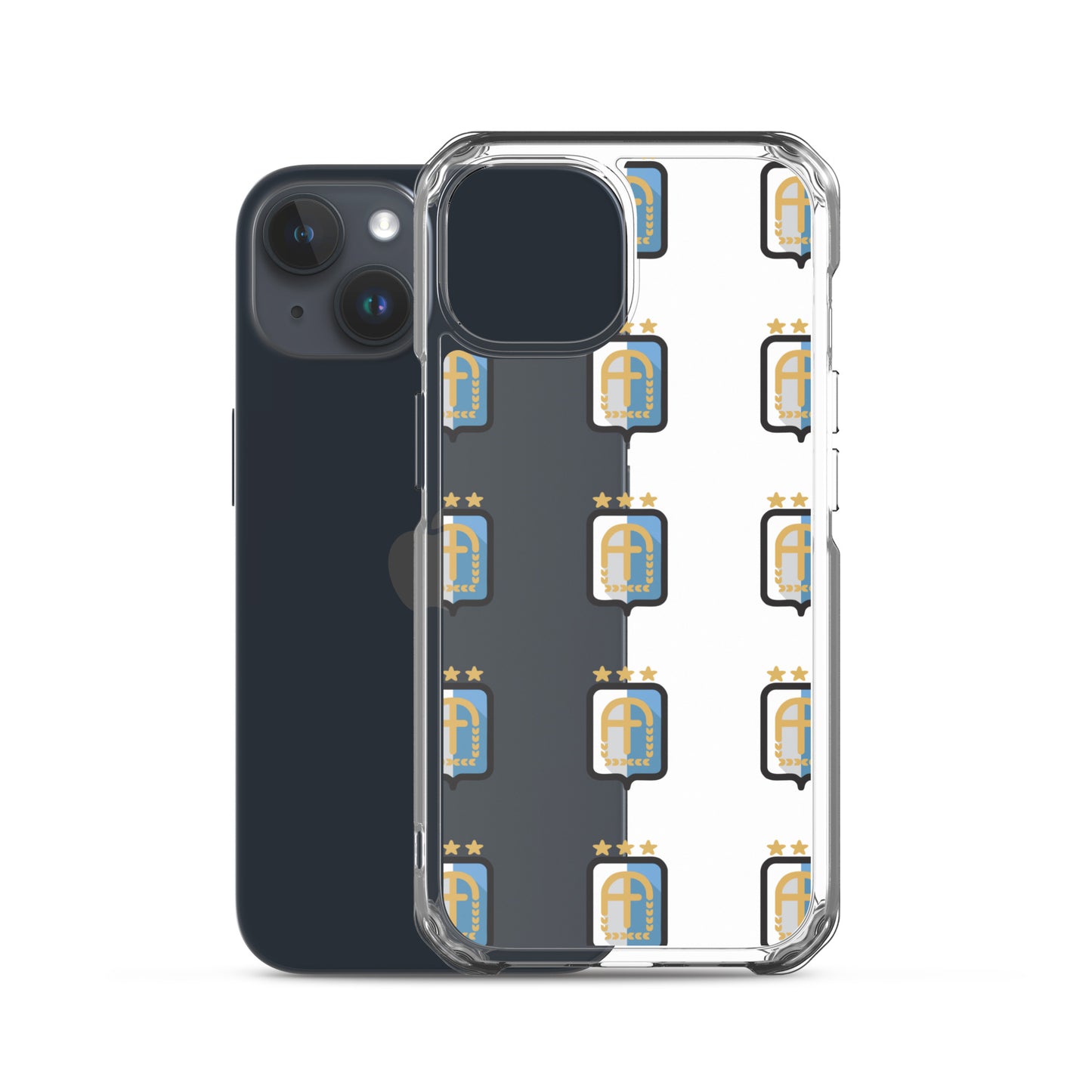Argentina Vintage Logo 3 Stars Clear Case for iPhone®