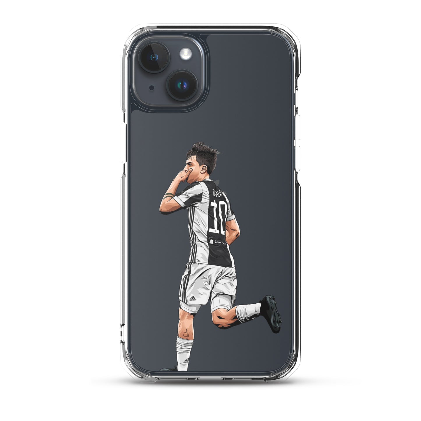 Dybala Mask Juve Clear Case for iPhone®