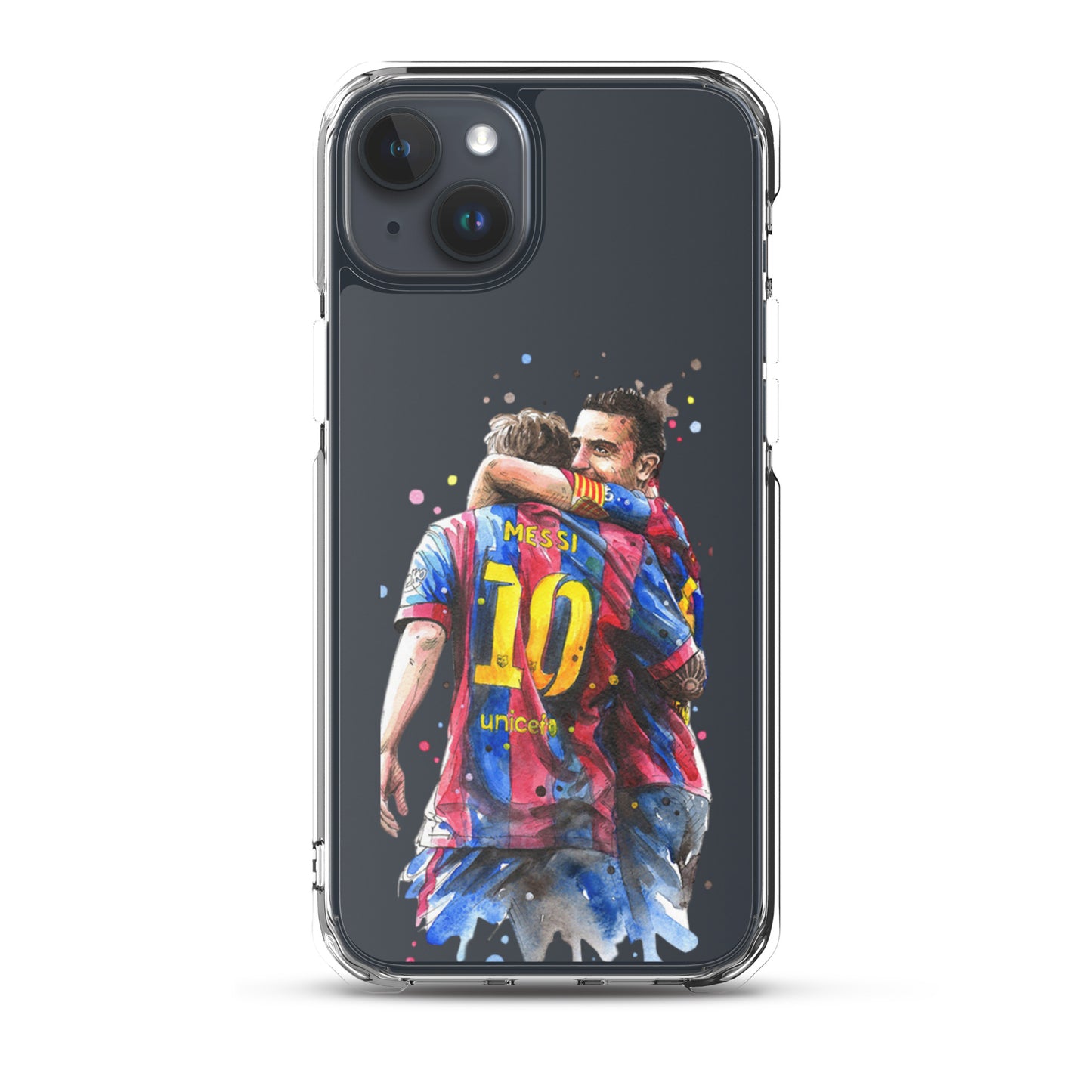 Messi & Xavi Barcelona days Clear Case for iPhone®
