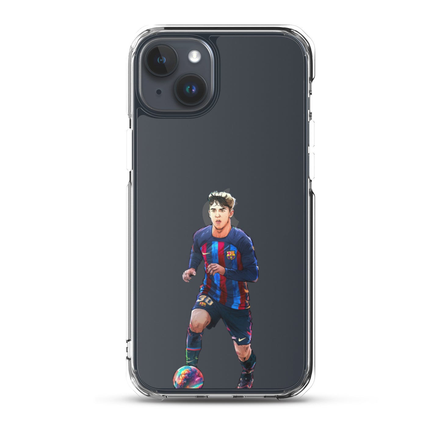 Gavi Barcelona Clear Case for iPhone®