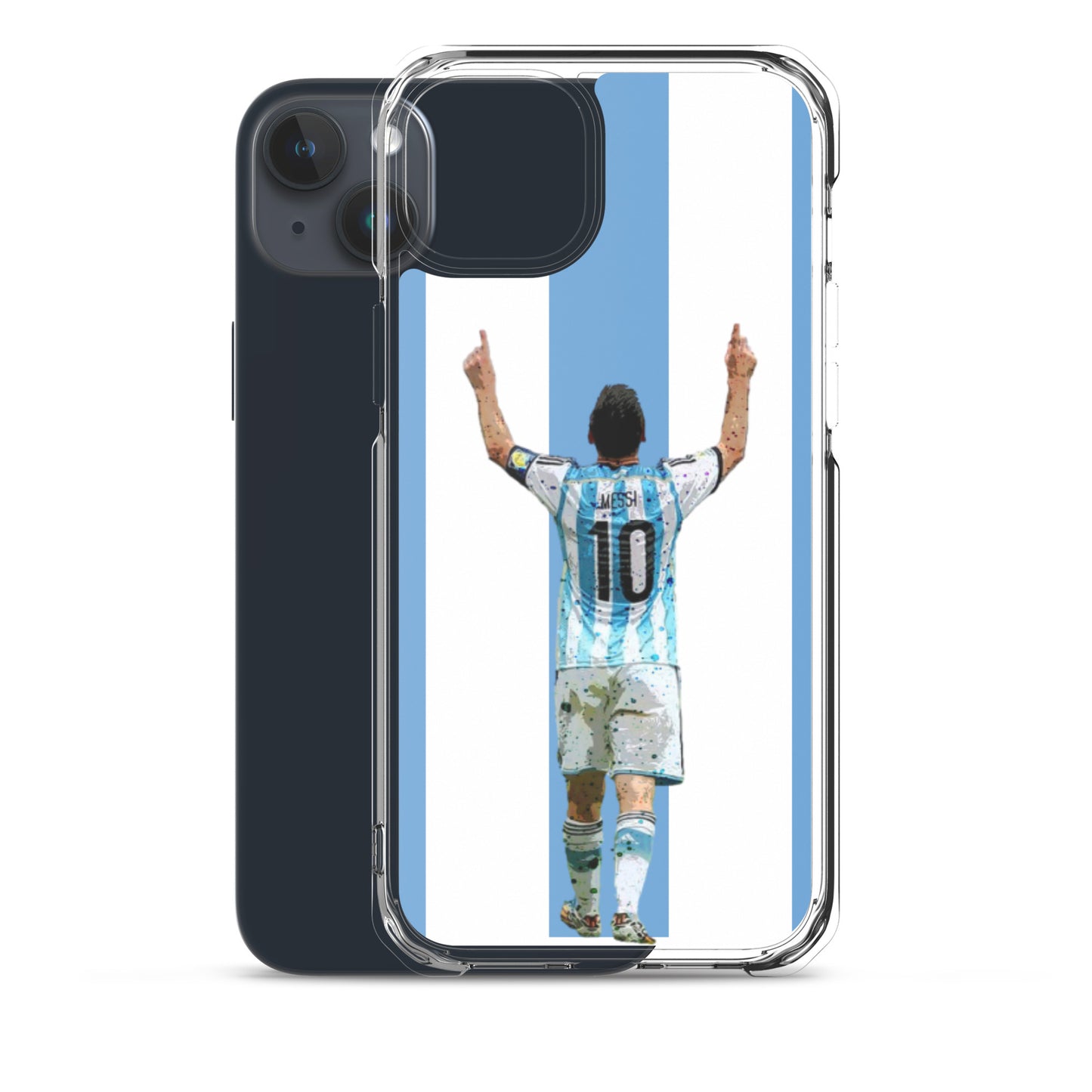 Messi Celebration Argentina Clear Case for iPhone® - The 90+ Minute