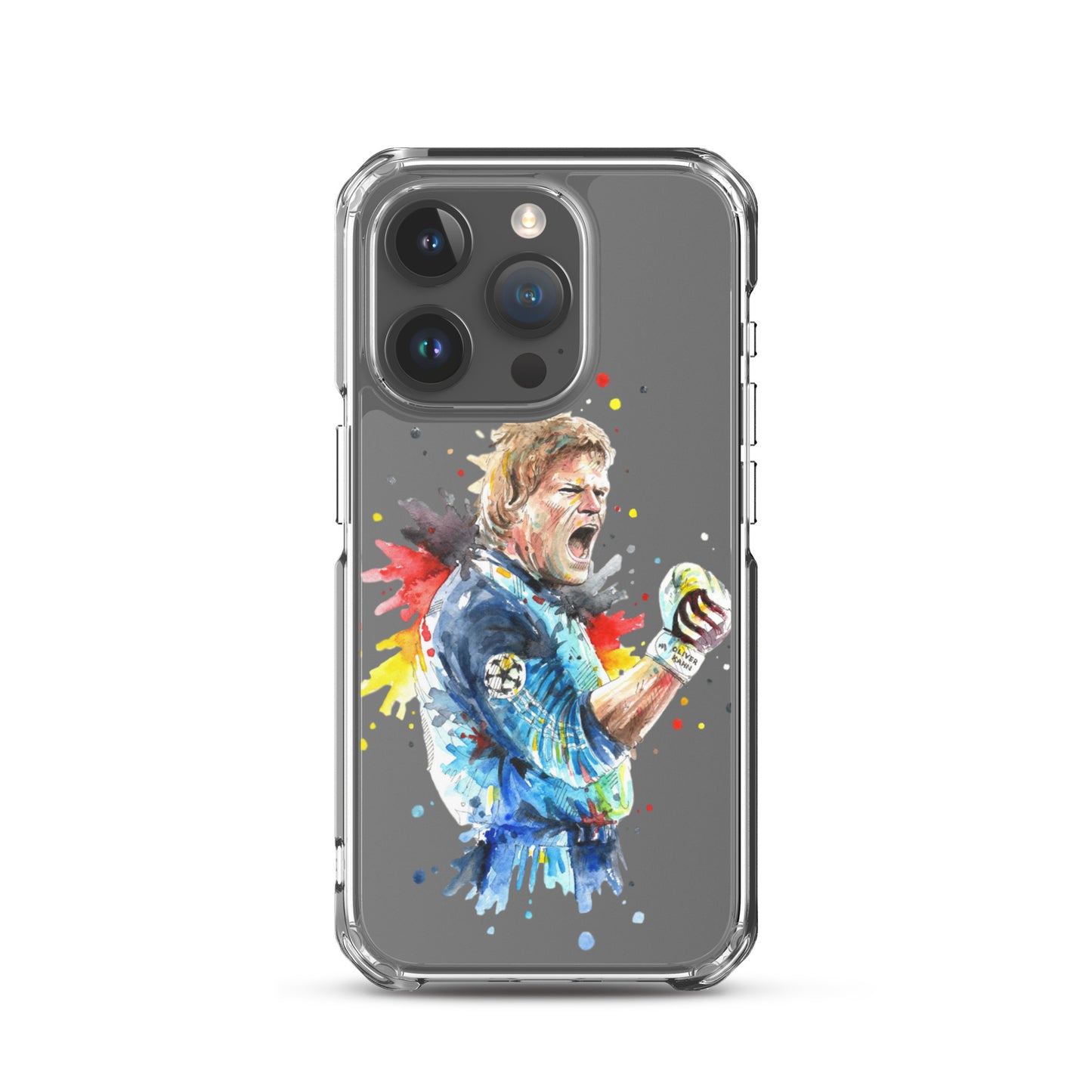 Germany Oliver Kahn Vintage Clear Case for iPhone® - The 90+ Minute