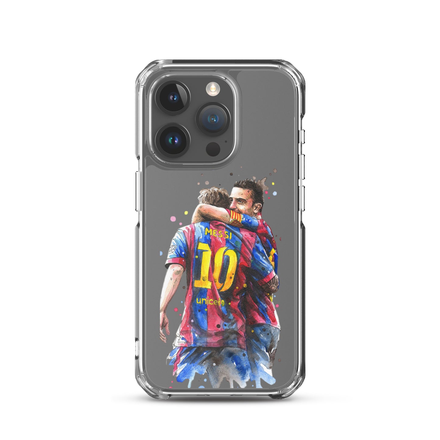 Messi & Xavi Barcelona days Clear Case for iPhone®