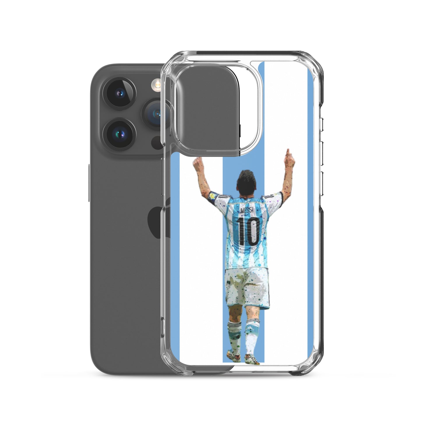Messi Celebration Argentina Clear Case for iPhone® - The 90+ Minute