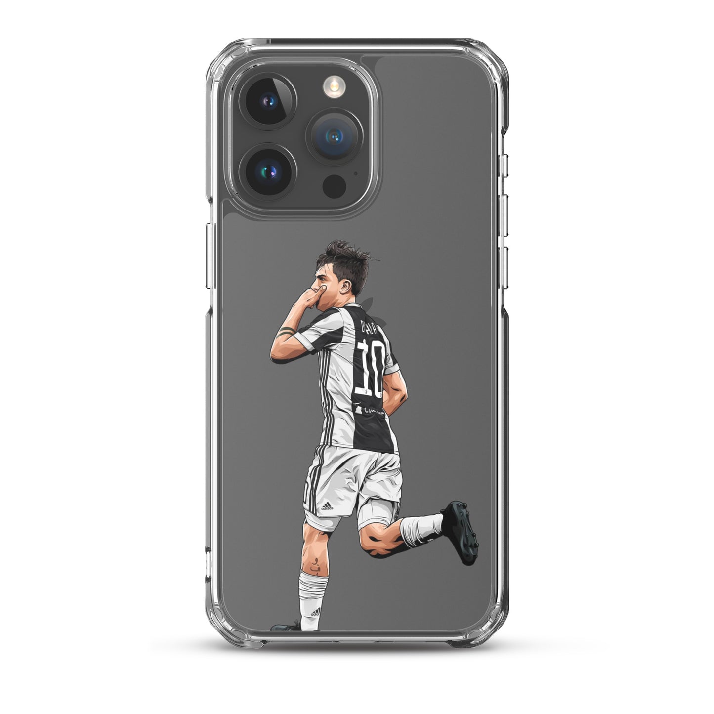 Dybala Mask Juve Clear Case for iPhone®
