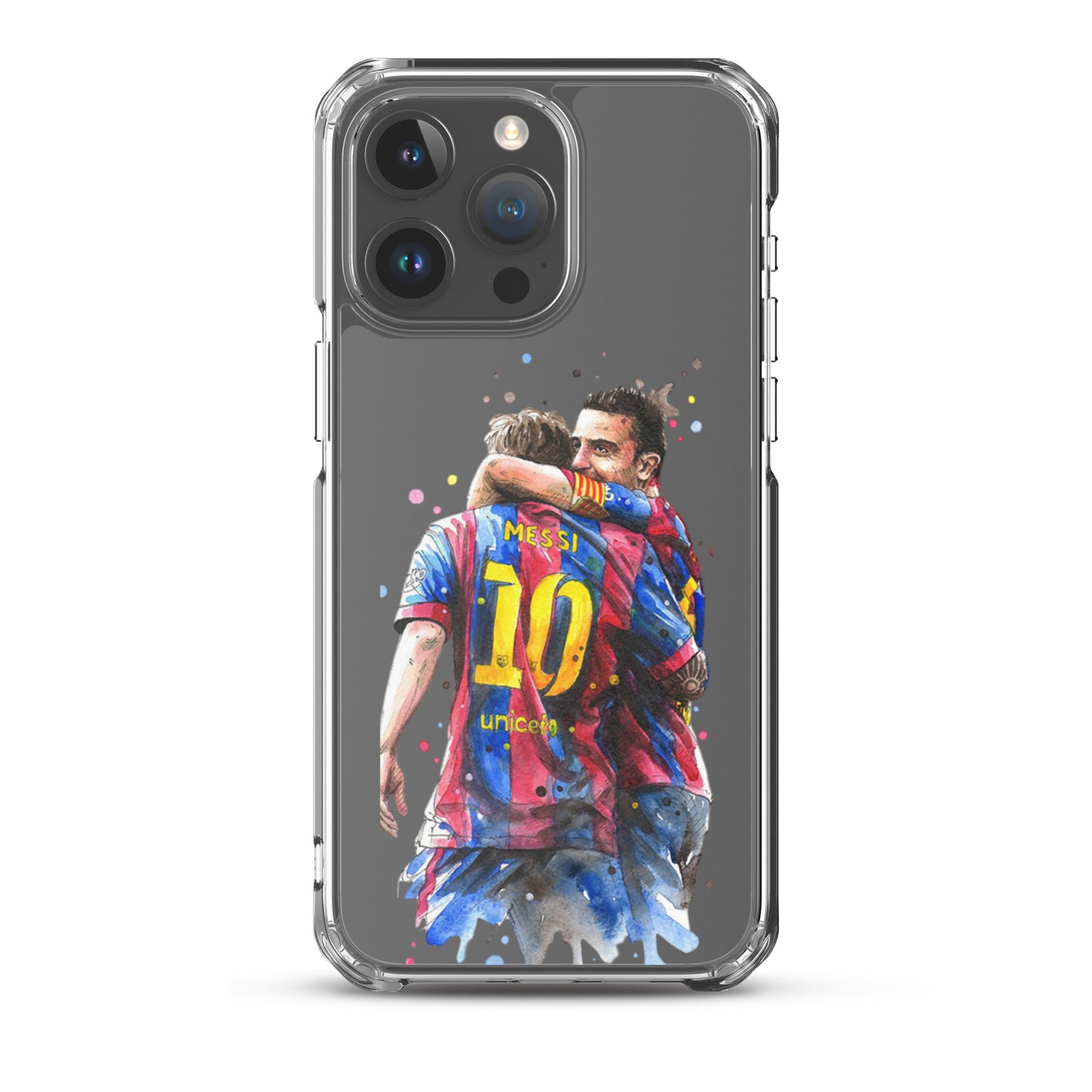 Messi & Xavi Barcelona days Clear Case for iPhone®