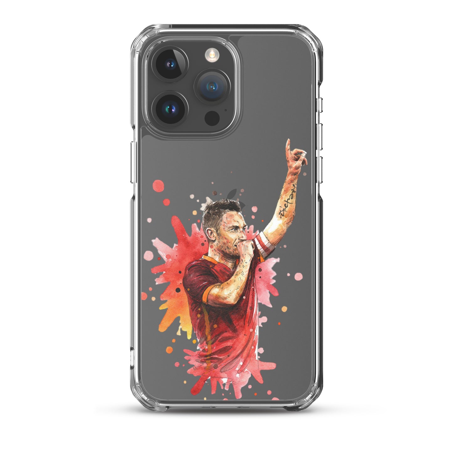 AS Roma Totti Eterno Vintage Clear Case for iPhone®