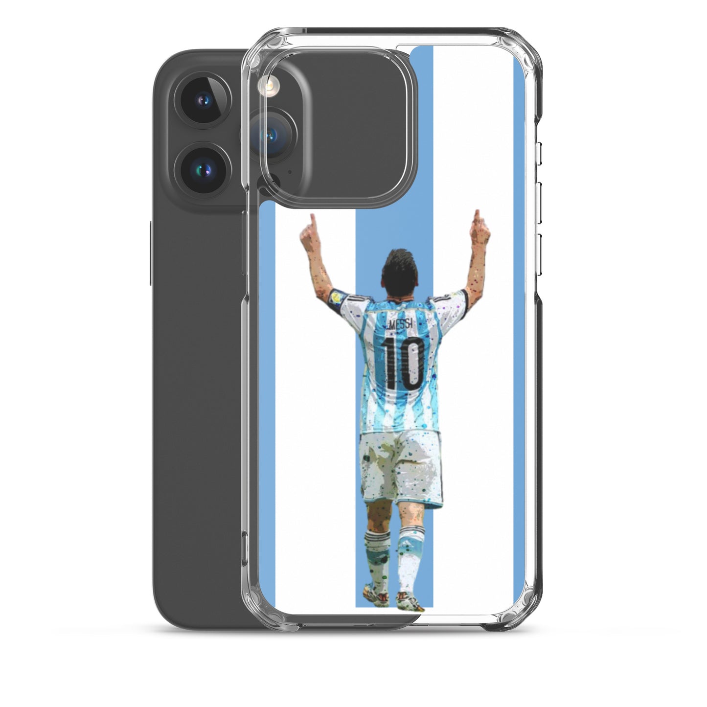Messi Celebration Argentina Clear Case for iPhone® - The 90+ Minute