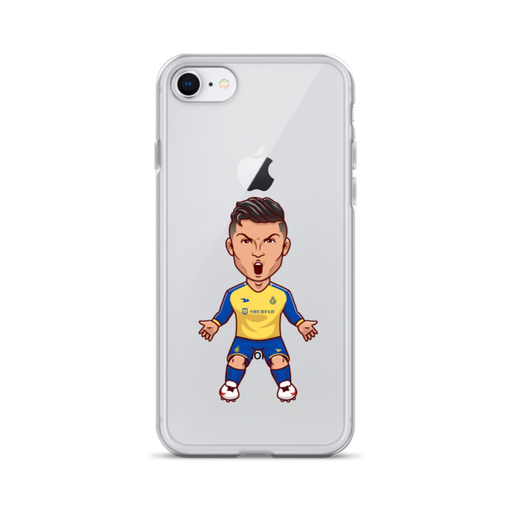AL Nassr Ronaldo Clear Phone Case for iPhone® - The 90+ Minute