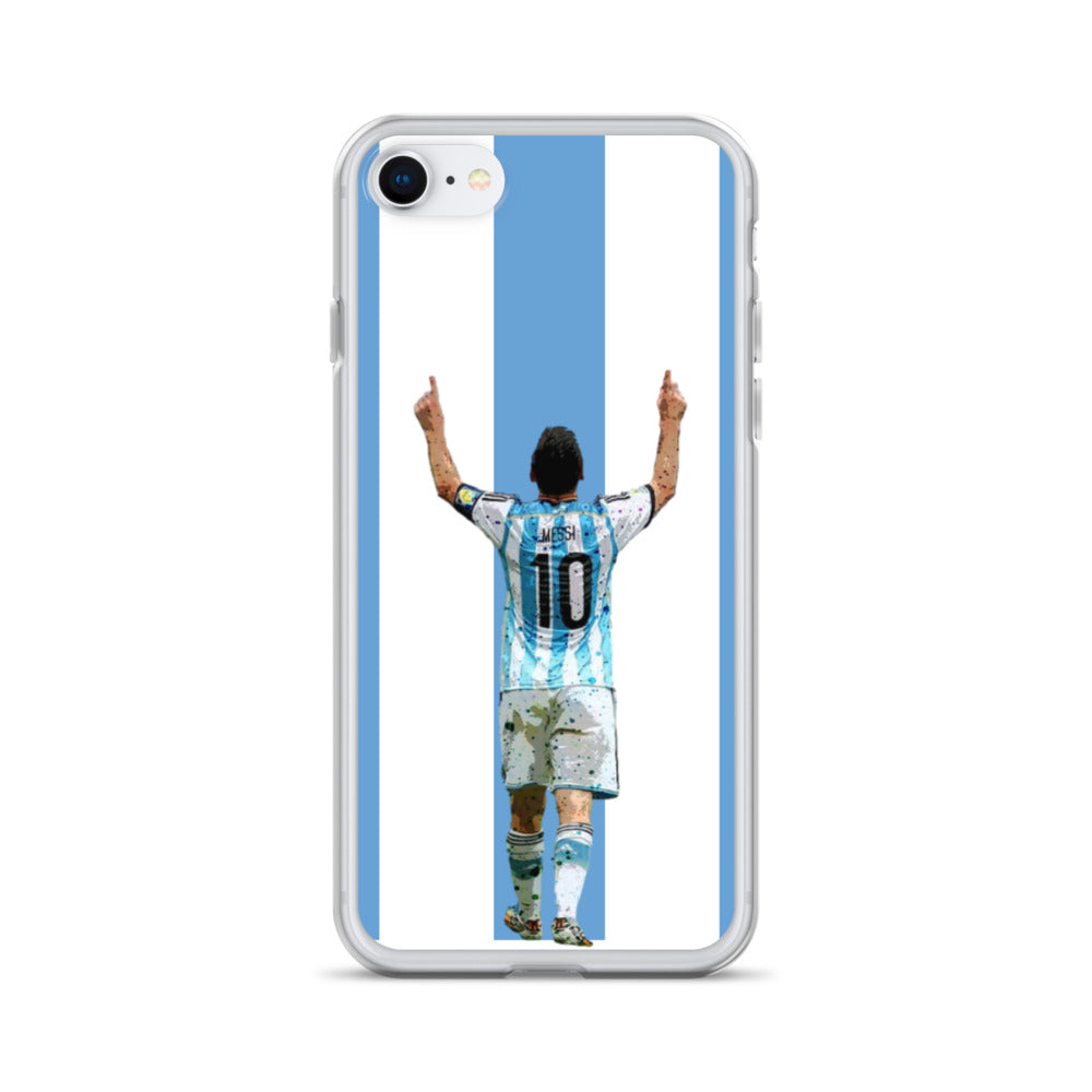 Messi Celebration Argentina Clear Case for iPhone® - The 90+ Minute