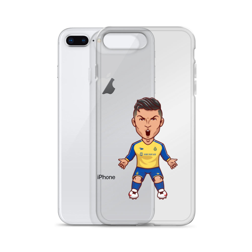 AL Nassr Ronaldo Clear Phone Case for iPhone® - The 90+ Minute