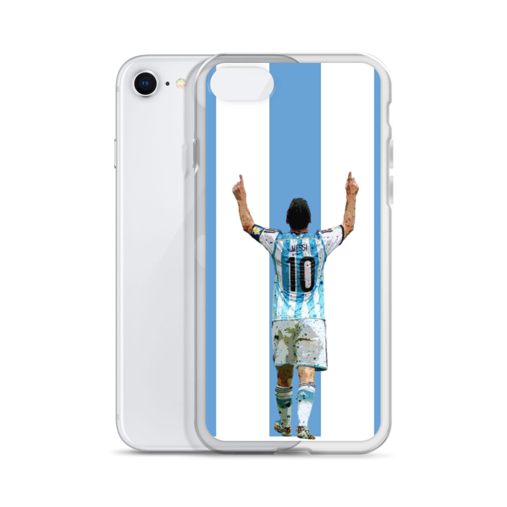 Messi Celebration Argentina Clear Case for iPhone® - The 90+ Minute