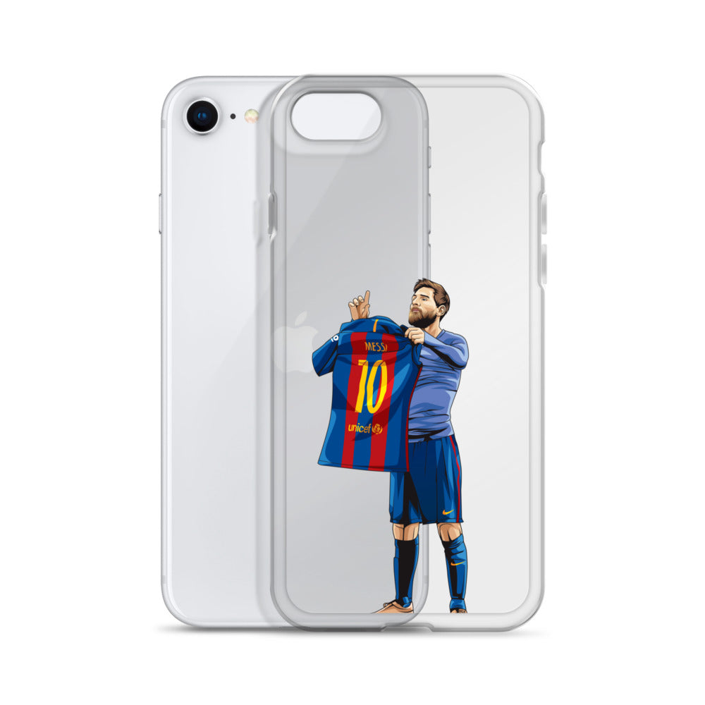 El Clasico Iconic Messi Celebration Clear Case for iPhone®