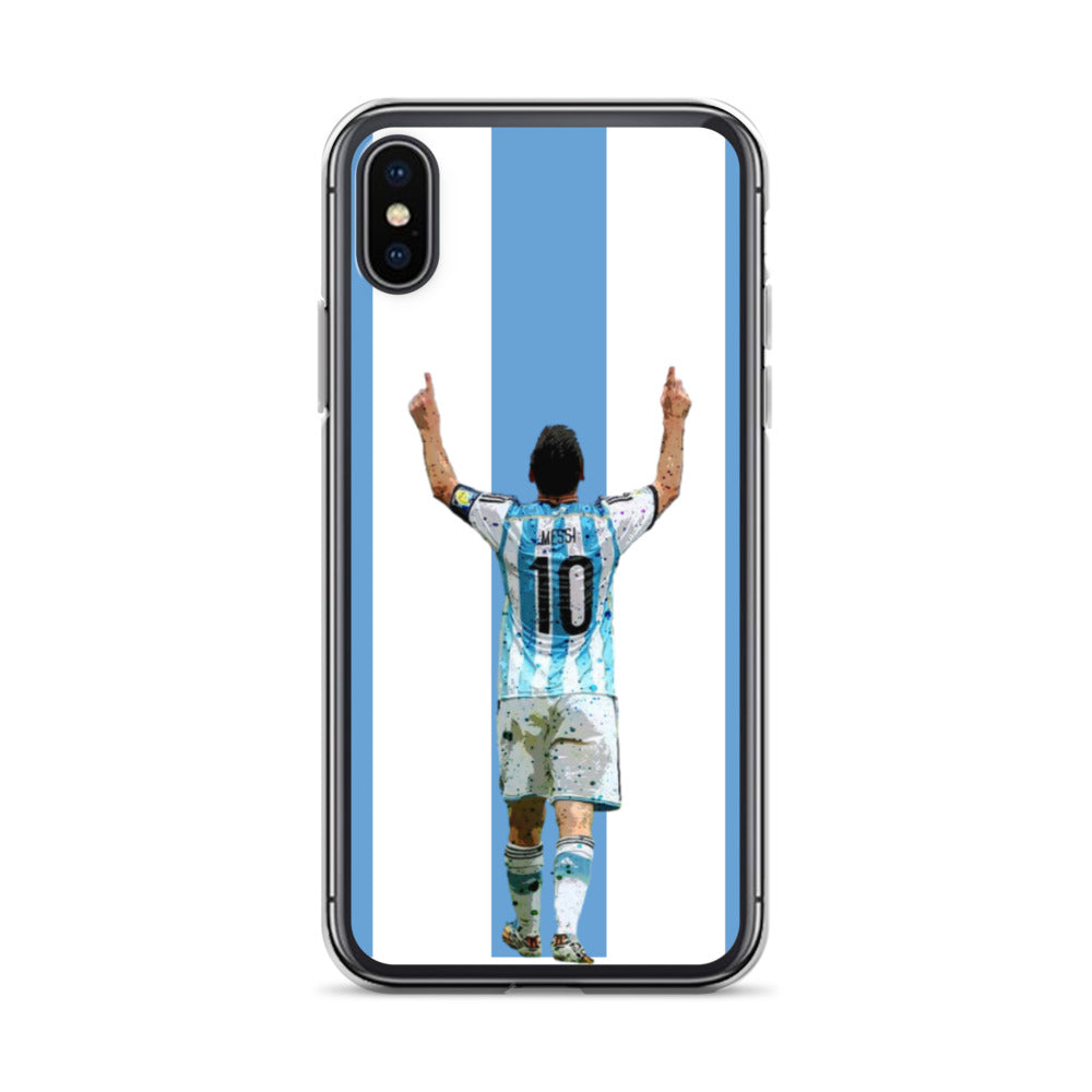 Messi Celebration Argentina Clear Case for iPhone® - The 90+ Minute