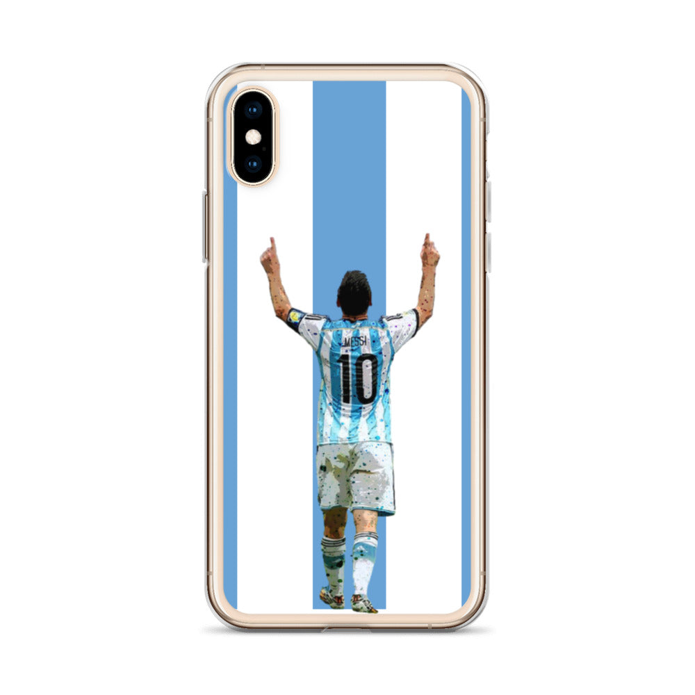 Messi Celebration Argentina Clear Case for iPhone® - The 90+ Minute