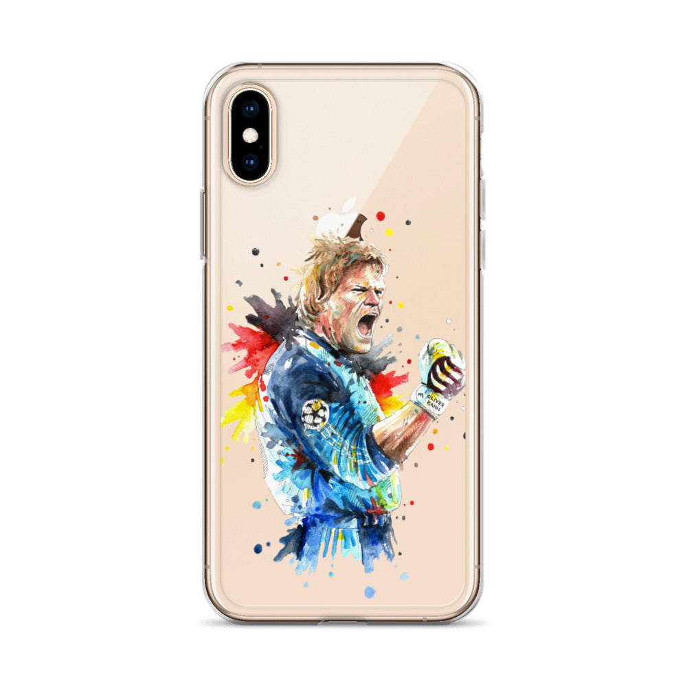 Germany Oliver Kahn Vintage Clear Case for iPhone® - The 90+ Minute