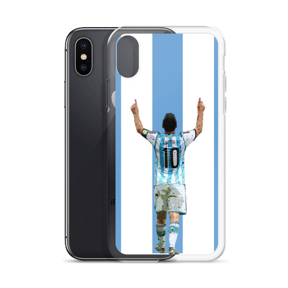Messi Celebration Argentina Clear Case for iPhone® - The 90+ Minute