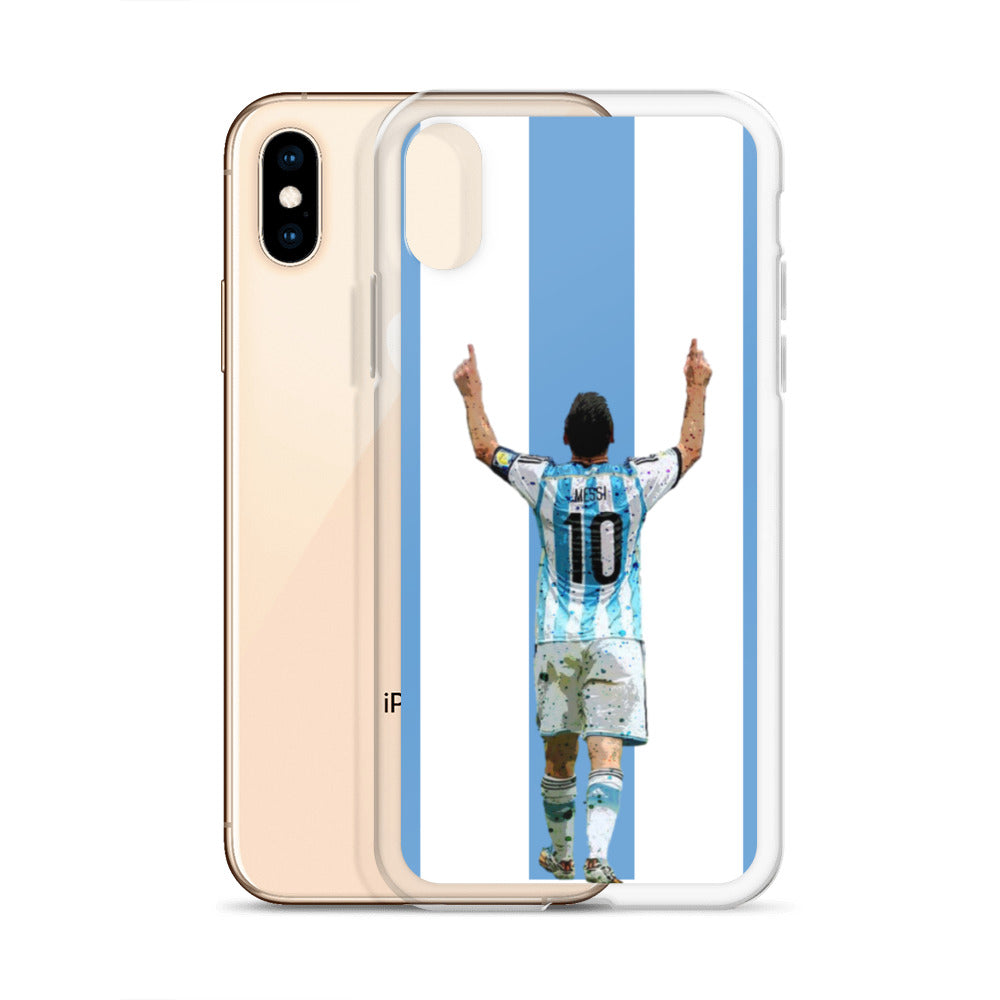 Messi Celebration Argentina Clear Case for iPhone® - The 90+ Minute
