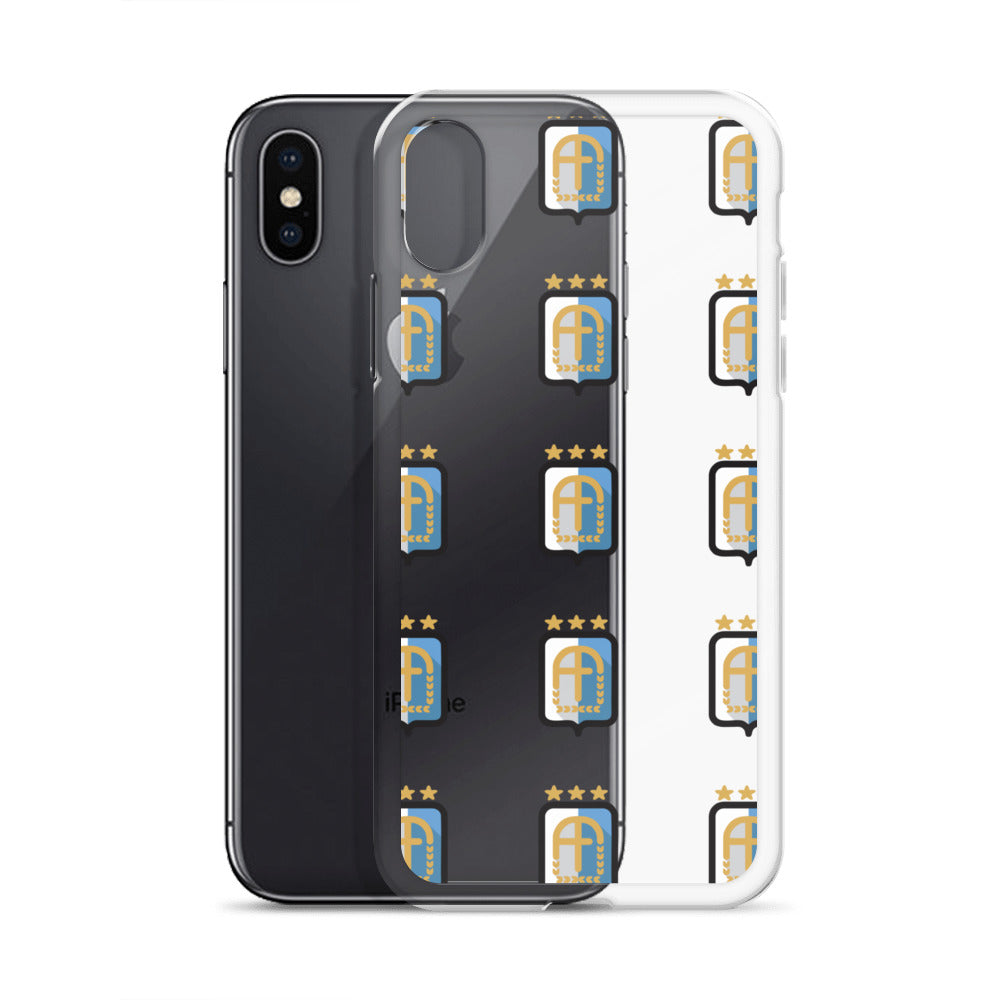 Argentina Vintage Logo 3 Stars Clear Case for iPhone®