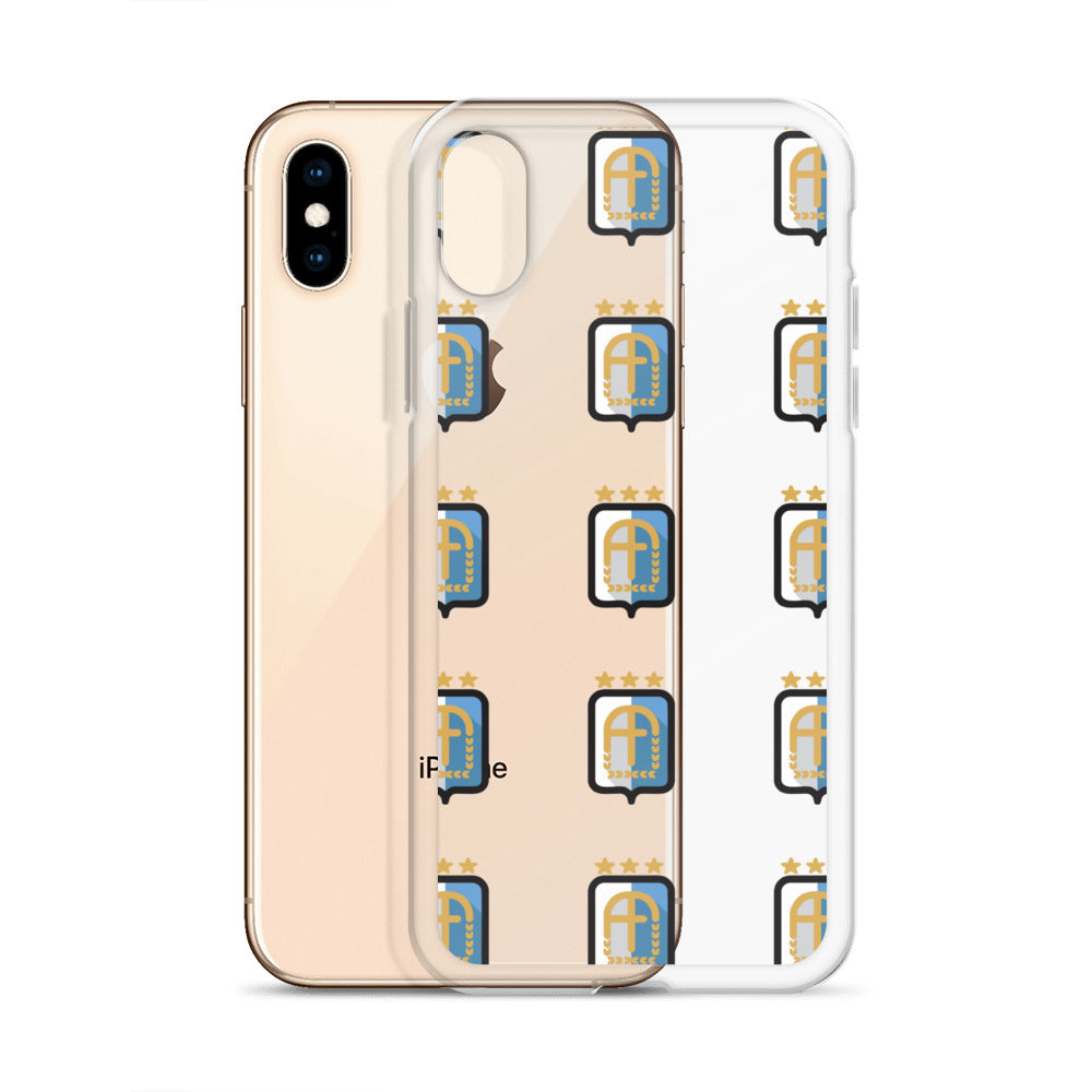 Argentina Vintage Logo 3 Stars Clear Case for iPhone®