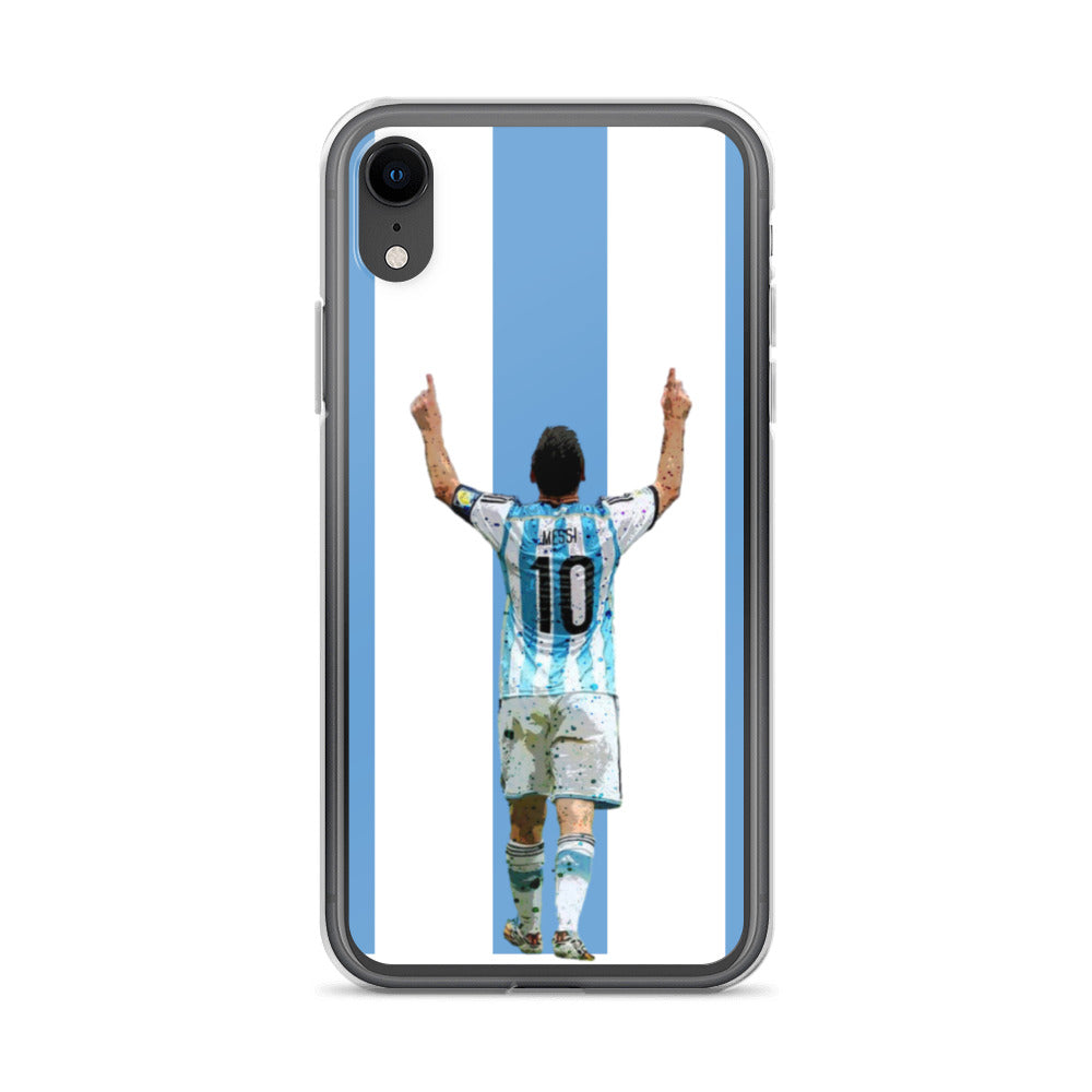 Messi Celebration Argentina Clear Case for iPhone® - The 90+ Minute