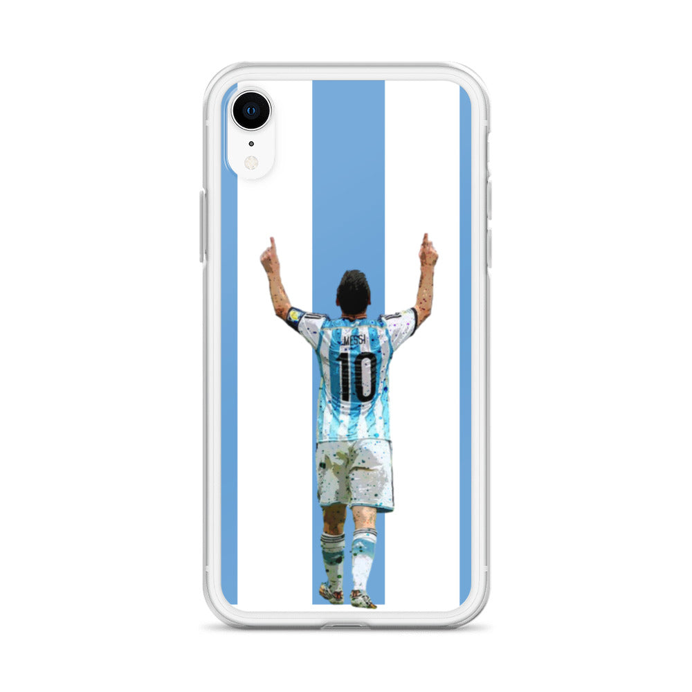 Messi Celebration Argentina Clear Case for iPhone® - The 90+ Minute