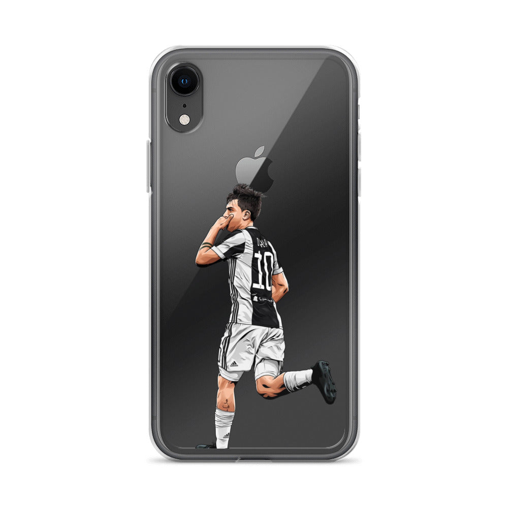 Dybala Mask Juve Clear Case for iPhone®