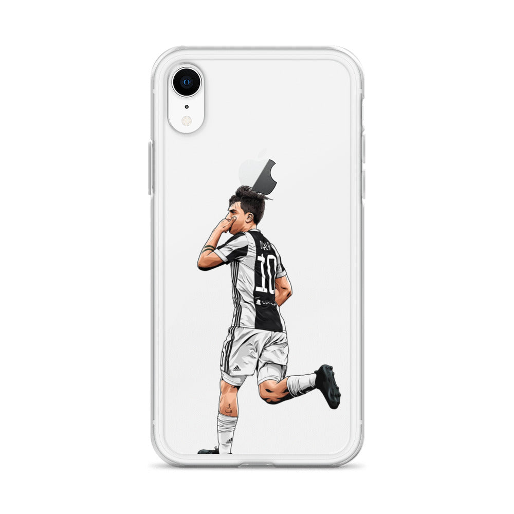 Dybala Mask Juve Clear Case for iPhone®