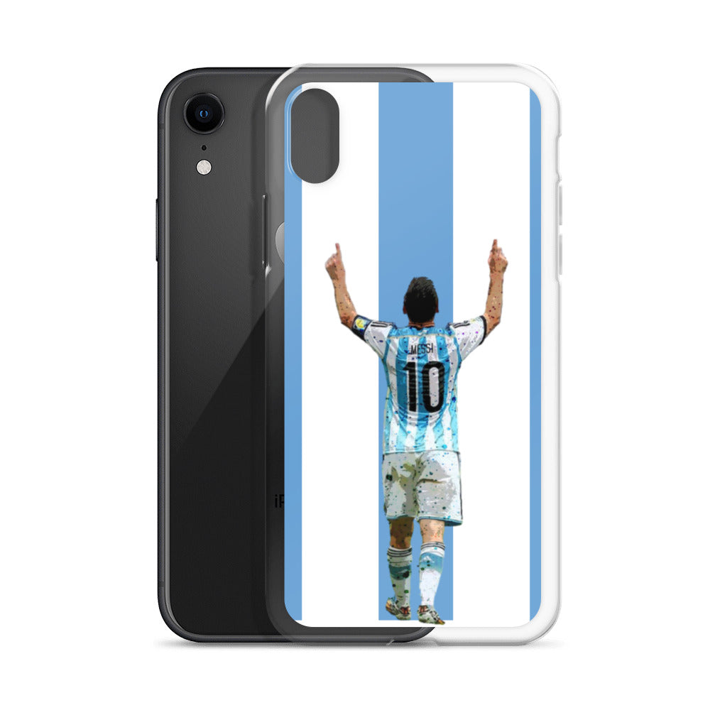 Messi Celebration Argentina Clear Case for iPhone® - The 90+ Minute