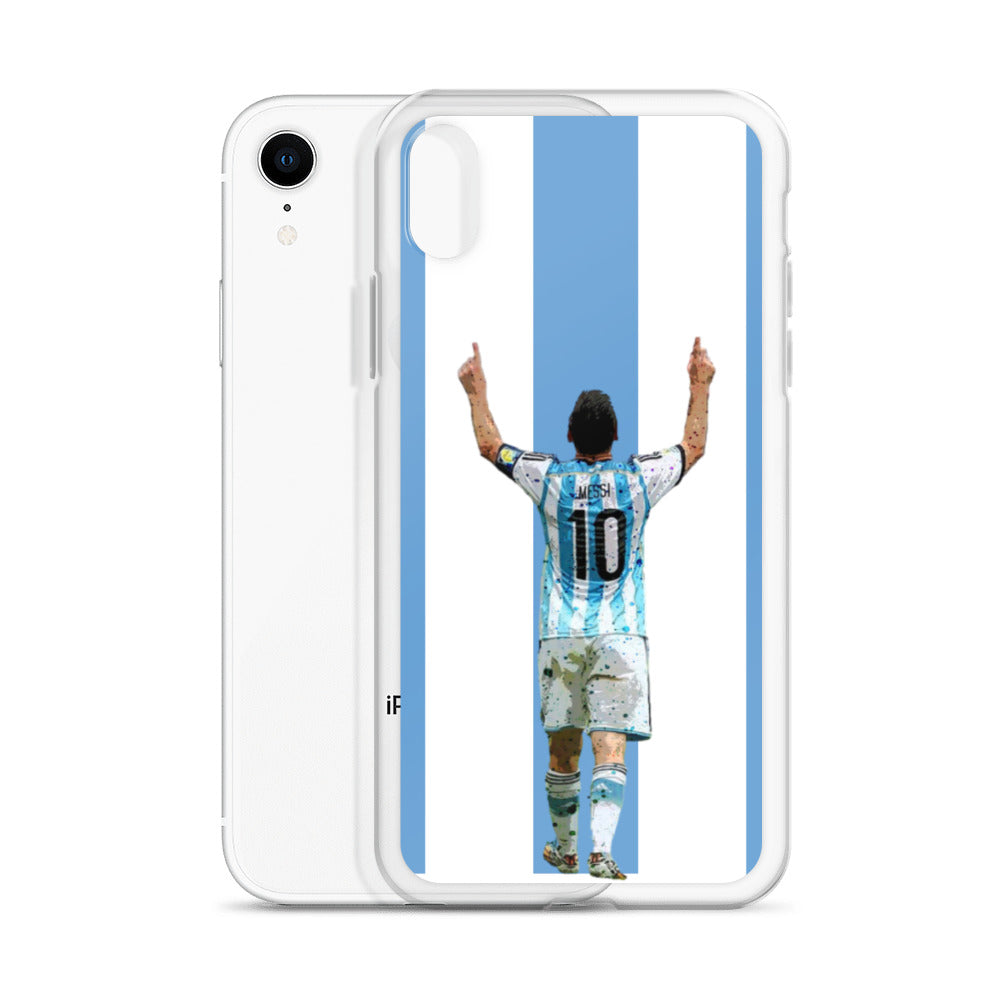 Messi Celebration Argentina Clear Case for iPhone® - The 90+ Minute