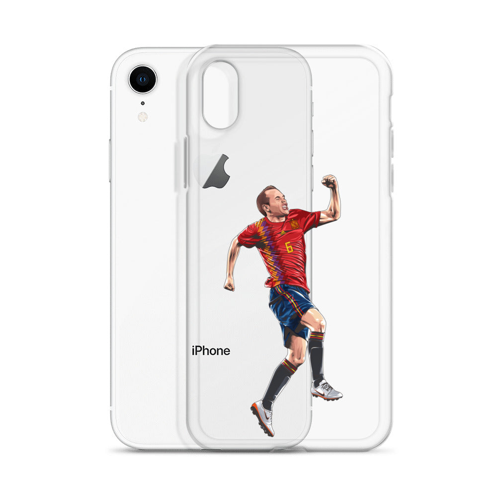 Iniesta Spain Winner Clear Case for iPhone® - The 90+ Minute