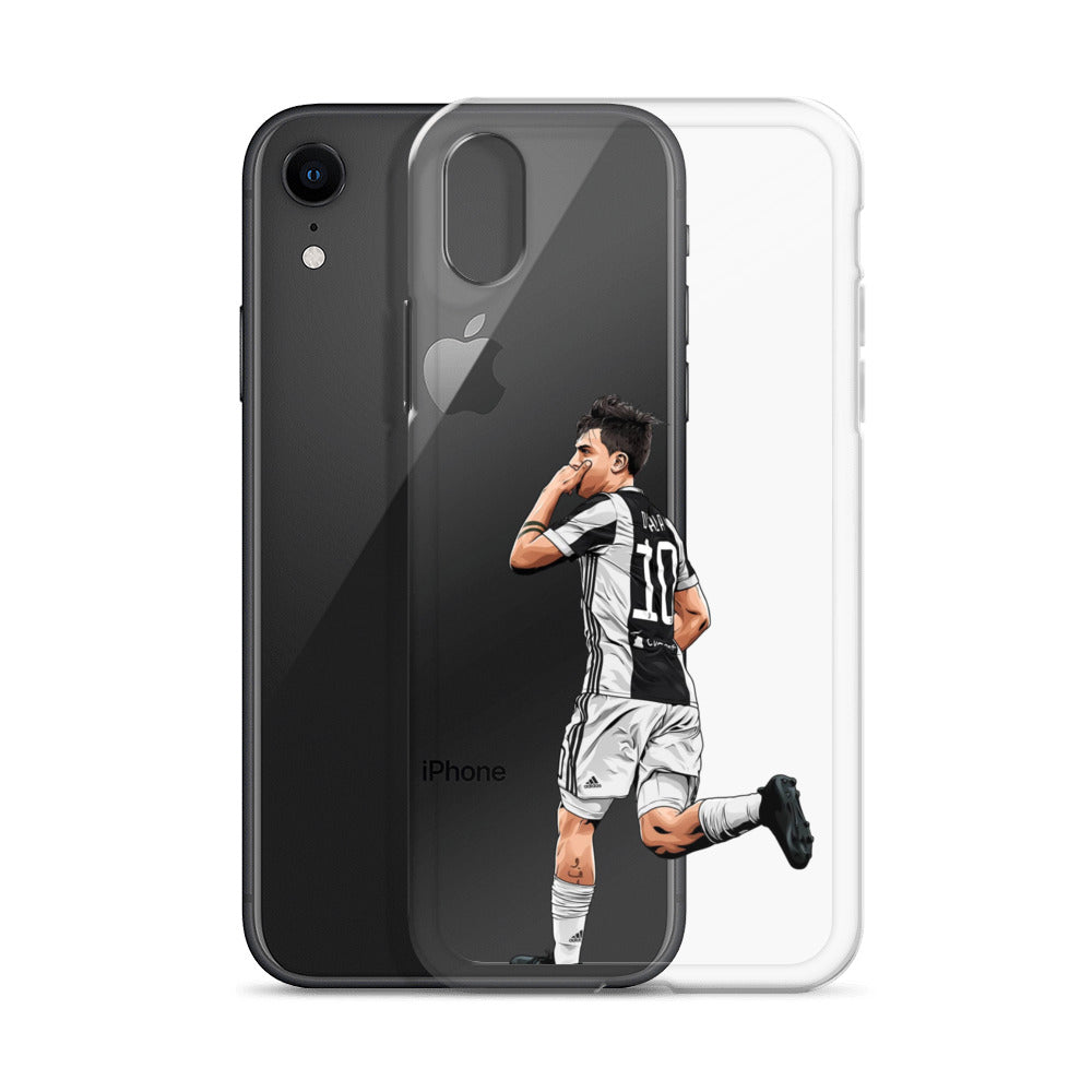 Dybala Mask Juve Clear Case for iPhone®