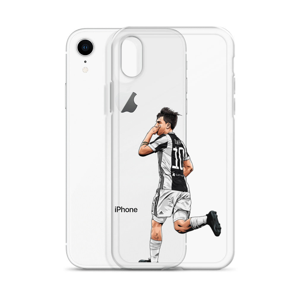 Dybala Mask Juve Clear Case for iPhone®